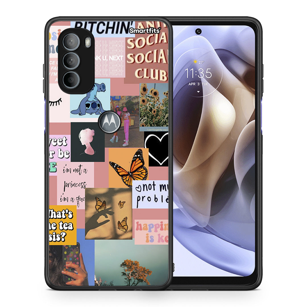 Collage Bitchin - Motorola Moto G31 θήκη