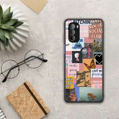 Collage Bitchin - Motorola Moto G31 θήκη