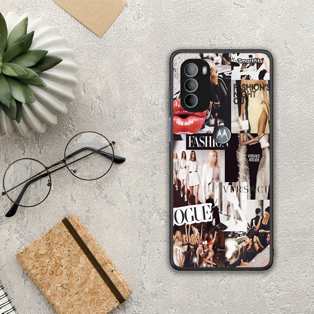 Collage Fashion - Motorola Moto G31 θήκη