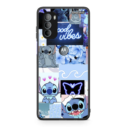 Motorola Moto G31 Collage Good Vibes Θήκη Αγίου Βαλεντίνου από τη Smartfits με σχέδιο στο πίσω μέρος και μαύρο περίβλημα | Smartphone case with colorful back and black bezels by Smartfits