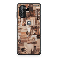 Thumbnail for Motorola Moto G31 Collage You Can Θήκη Αγίου Βαλεντίνου από τη Smartfits με σχέδιο στο πίσω μέρος και μαύρο περίβλημα | Smartphone case with colorful back and black bezels by Smartfits