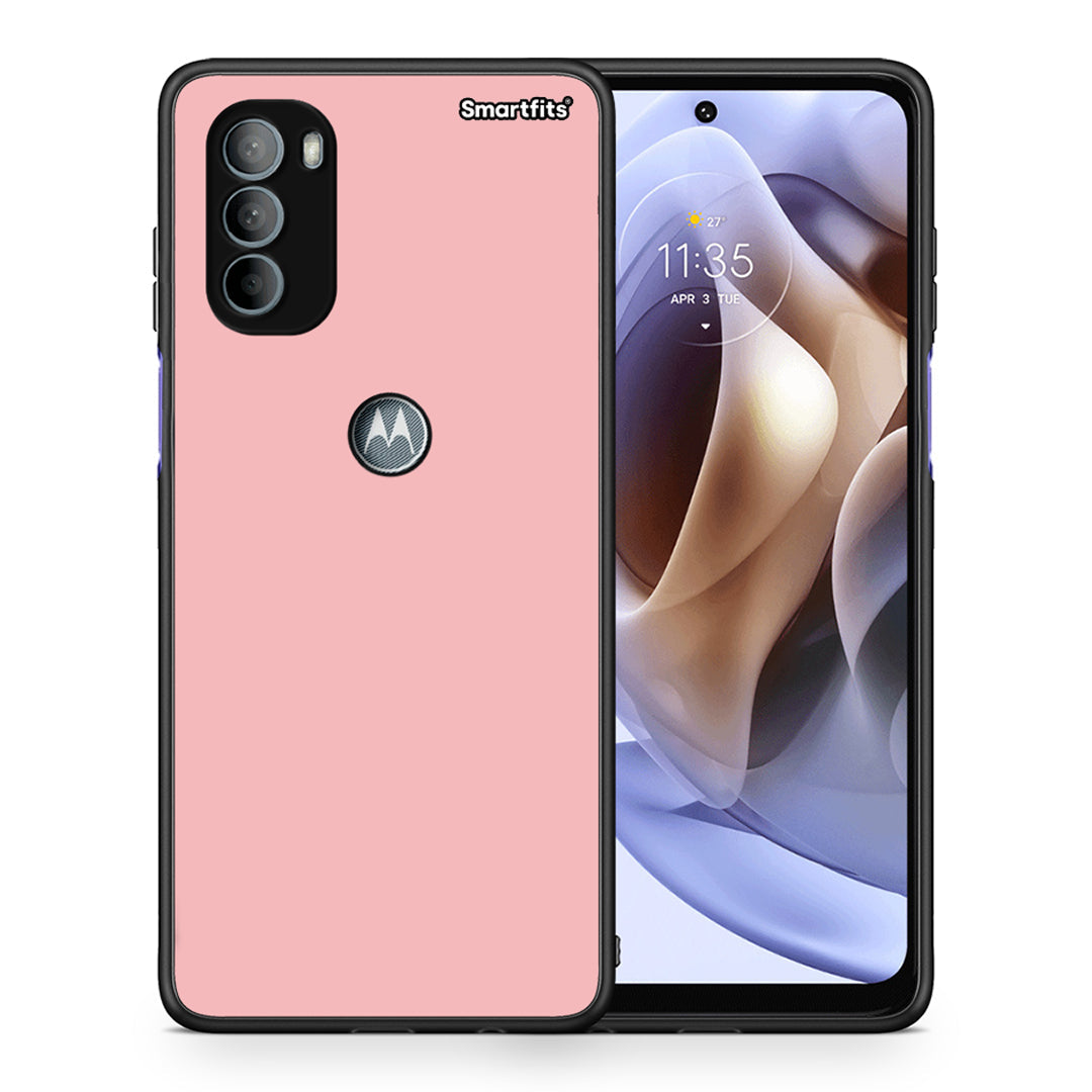 Θήκη Motorola Moto G31 Nude Color από τη Smartfits με σχέδιο στο πίσω μέρος και μαύρο περίβλημα | Motorola Moto G31 Nude Color case with colorful back and black bezels