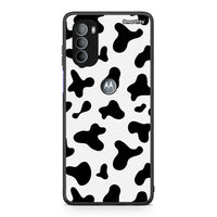 Thumbnail for Motorola Moto G31 Cow Print θήκη από τη Smartfits με σχέδιο στο πίσω μέρος και μαύρο περίβλημα | Smartphone case with colorful back and black bezels by Smartfits