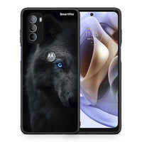 Thumbnail for Θήκη Motorola Moto G31 Dark Wolf από τη Smartfits με σχέδιο στο πίσω μέρος και μαύρο περίβλημα | Motorola Moto G31 Dark Wolf case with colorful back and black bezels