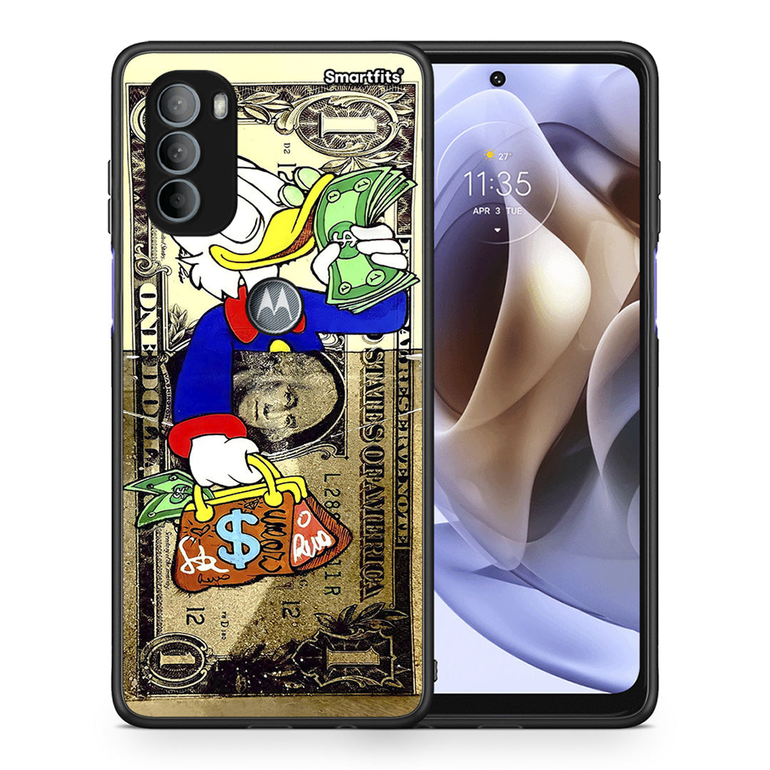 089 Duck Money - Motorola Moto G31 θήκη