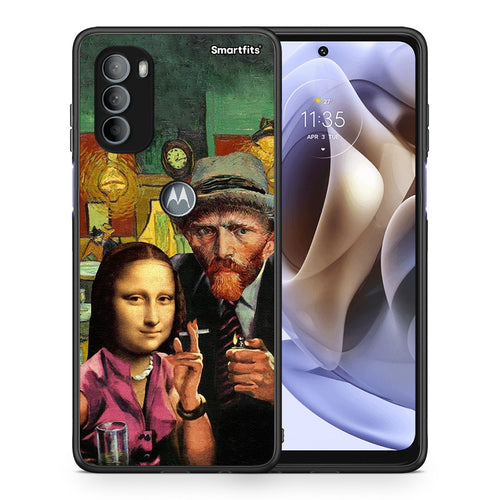 Θήκη Motorola Moto G31 Funny Art από τη Smartfits με σχέδιο στο πίσω μέρος και μαύρο περίβλημα | Motorola Moto G31 Funny Art case with colorful back and black bezels