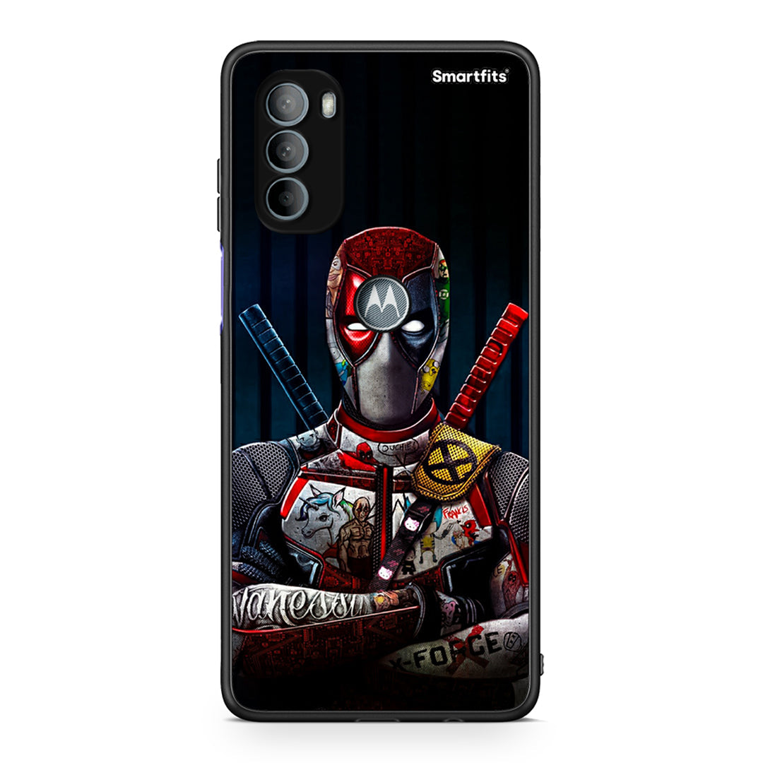 Motorola Moto G31 Funny Guy θήκη από τη Smartfits με σχέδιο στο πίσω μέρος και μαύρο περίβλημα | Smartphone case with colorful back and black bezels by Smartfits