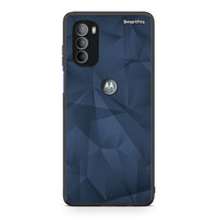 Thumbnail for 39 - Motorola Moto G31 Blue Abstract Geometric case, cover, bumper