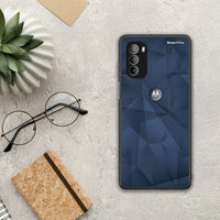 Thumbnail for Geometric Blue Abstract - Motorola Moto G31 θήκη