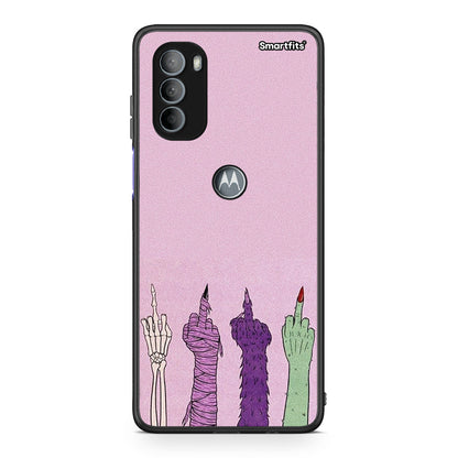 Motorola Moto G31 Halloween Be A Lady Θήκη από τη Smartfits με σχέδιο στο πίσω μέρος και μαύρο περίβλημα | Smartphone case with colorful back and black bezels by Smartfits