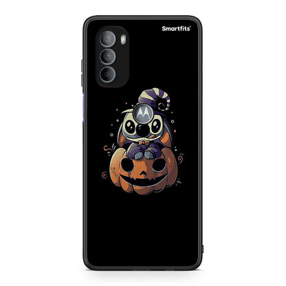 Motorola Moto G31 Halloween Stitch θήκη από τη Smartfits με σχέδιο στο πίσω μέρος και μαύρο περίβλημα | Smartphone case with colorful back and black bezels by Smartfits