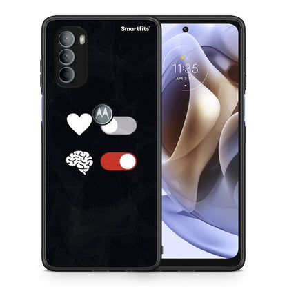 Heart Vs Brain - Motorola Moto G31 θήκη