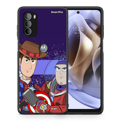Θήκη Motorola Moto G31 Infinity Story από τη Smartfits με σχέδιο στο πίσω μέρος και μαύρο περίβλημα | Motorola Moto G31 Infinity Story case with colorful back and black bezels