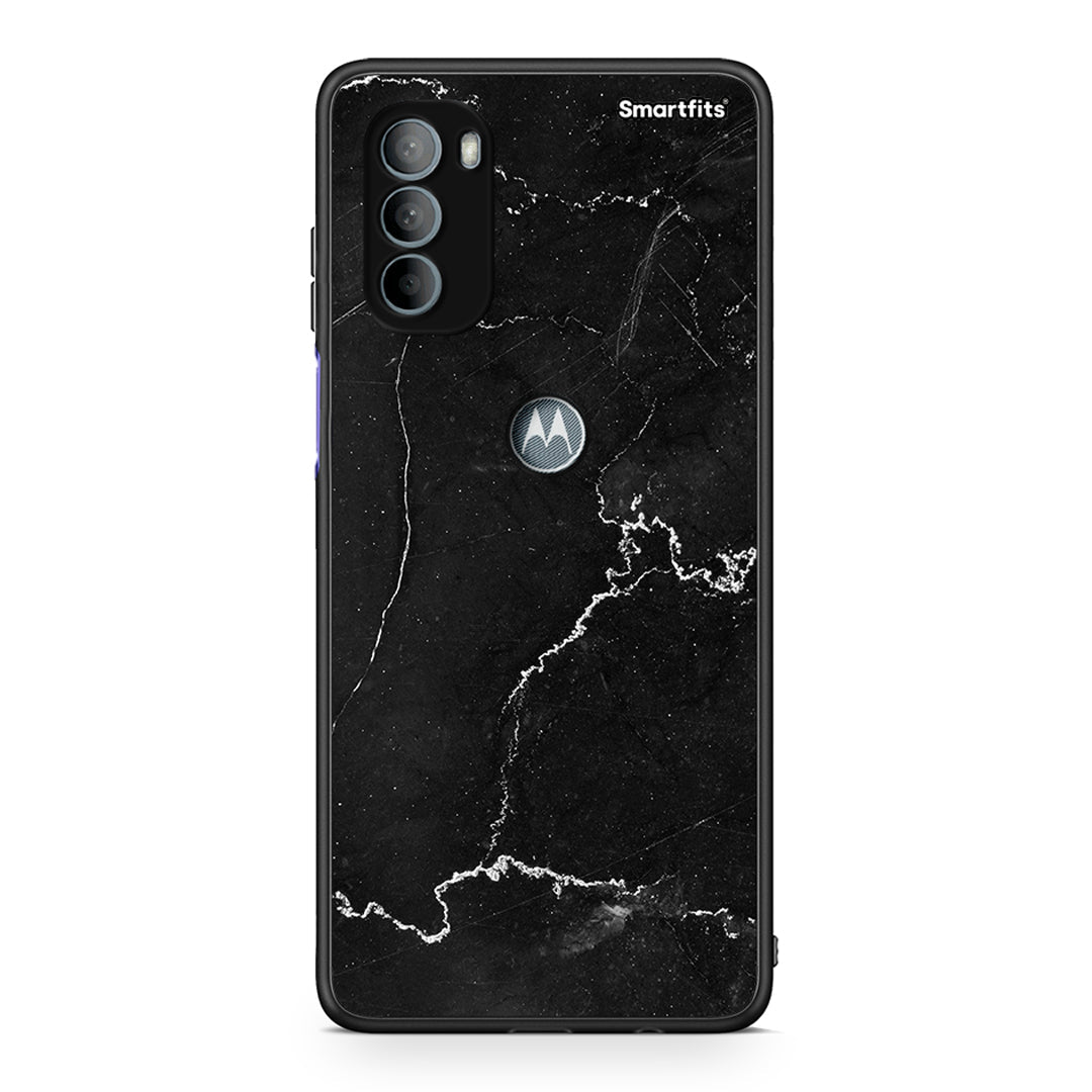 Motorola Moto G31 Marble Black θήκη από τη Smartfits με σχέδιο στο πίσω μέρος και μαύρο περίβλημα | Smartphone case with colorful back and black bezels by Smartfits