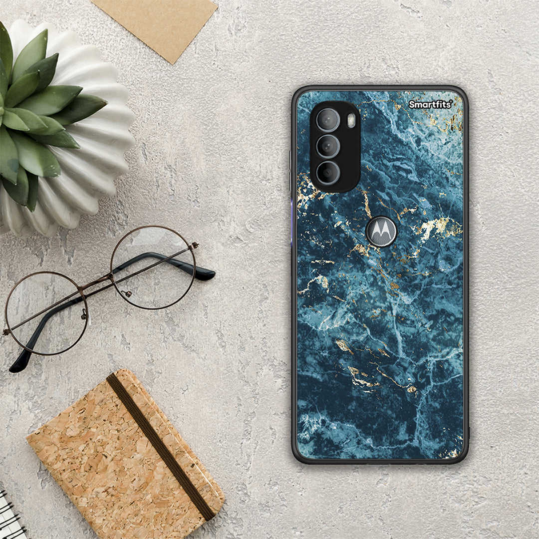 Marble Blue - Motorola Moto G31 θήκη