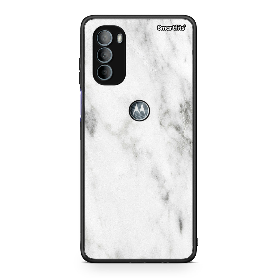 2 - Motorola Moto G31 White marble case, cover, bumper
