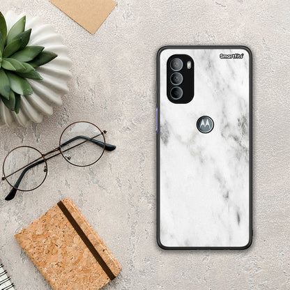 Marble White - Motorola Moto G31 θήκη