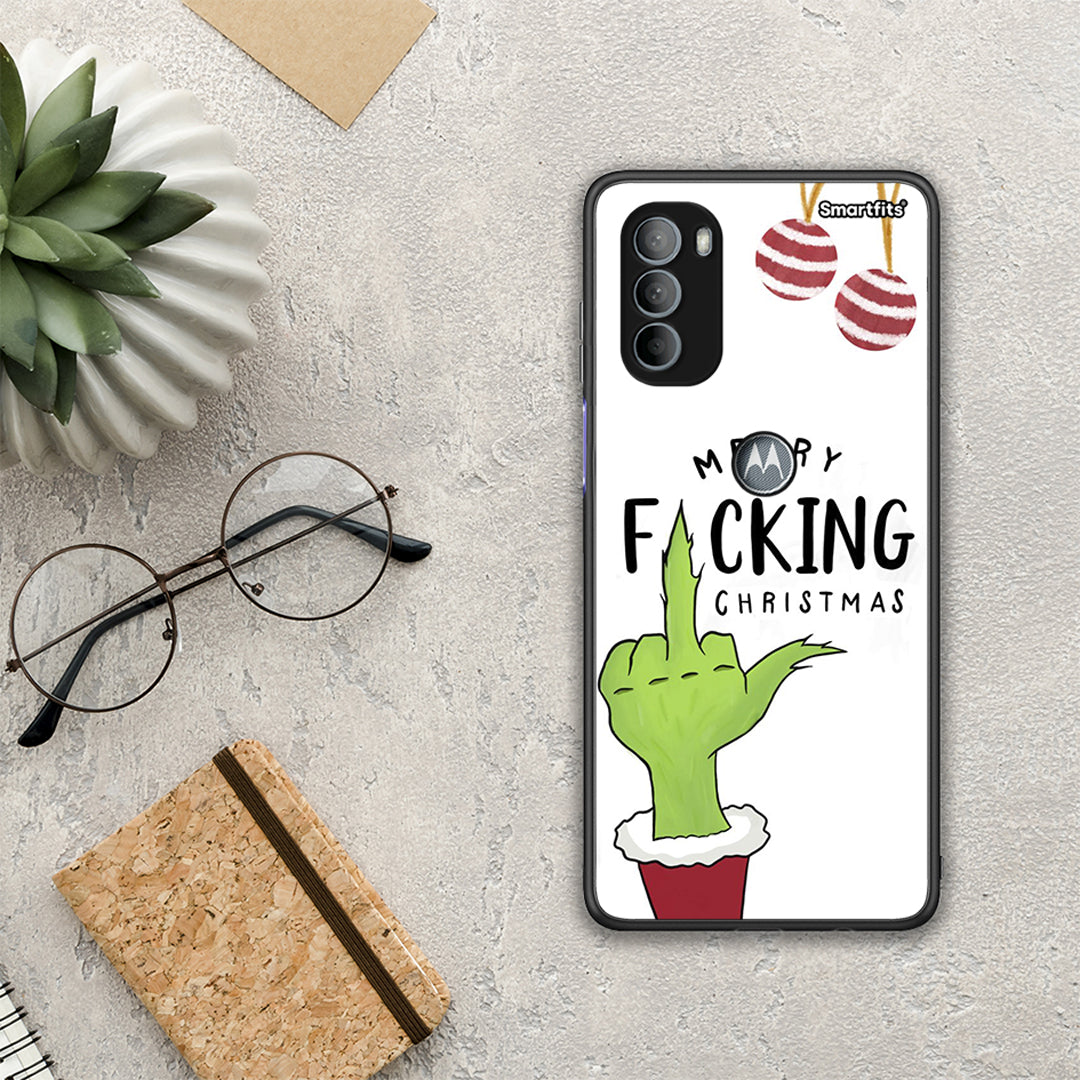 Merry F Xmas - Motorola Moto G31 θήκη