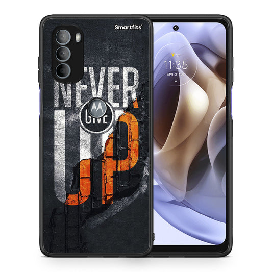 Never Give Up - Motorola Moto G31 θήκη