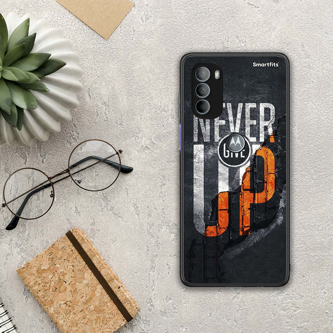 Never Give Up - Motorola Moto G31 θήκη