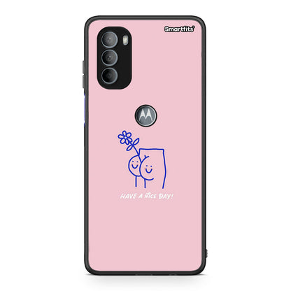Motorola Moto G31 Nice Day θήκη από τη Smartfits με σχέδιο στο πίσω μέρος και μαύρο περίβλημα | Smartphone case with colorful back and black bezels by Smartfits