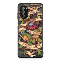 Thumbnail for Motorola Moto G31 Ninja Turtles θήκη από τη Smartfits με σχέδιο στο πίσω μέρος και μαύρο περίβλημα | Smartphone case with colorful back and black bezels by Smartfits