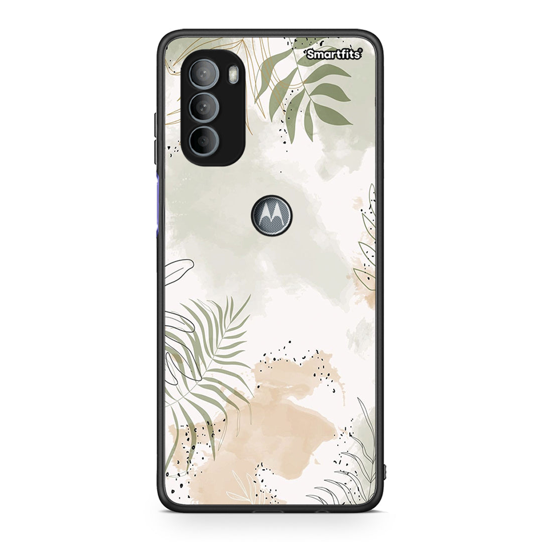Motorola Moto G31 Nude Plants Θήκη από τη Smartfits με σχέδιο στο πίσω μέρος και μαύρο περίβλημα | Smartphone case with colorful back and black bezels by Smartfits