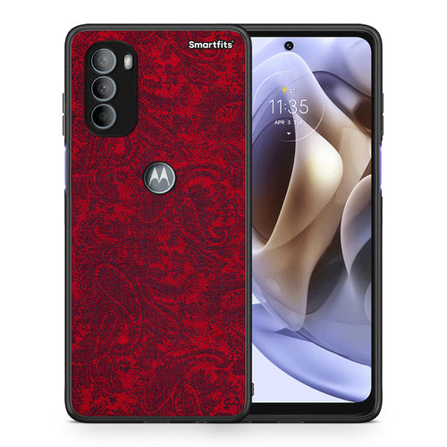 Θήκη Motorola Moto G31 Paisley Cashmere από τη Smartfits με σχέδιο στο πίσω μέρος και μαύρο περίβλημα | Motorola Moto G31 Paisley Cashmere case with colorful back and black bezels