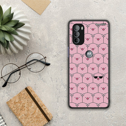 Pig Glasses - Motorola Moto G31 θήκη