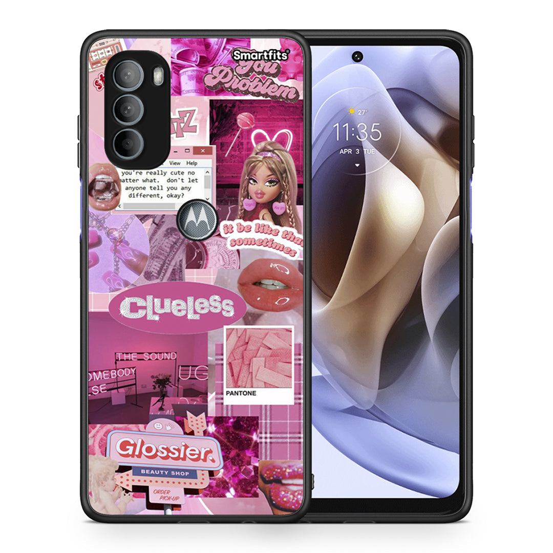 116 Pink Love - Motorola Moto G31 θήκη