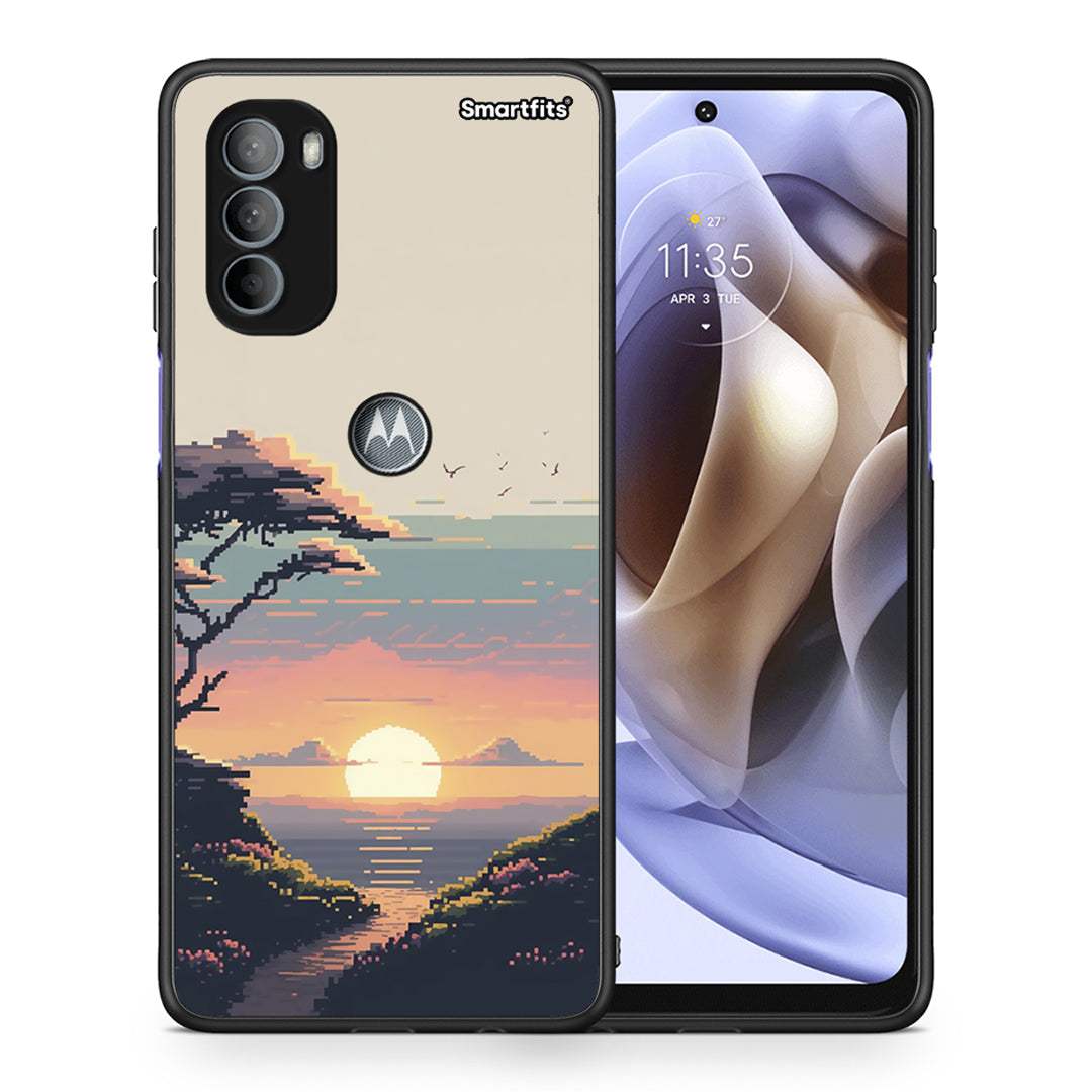Pixel Sunset - Motorola Moto G31 θήκη