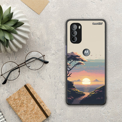 Pixel Sunset - Motorola Moto G31 θήκη