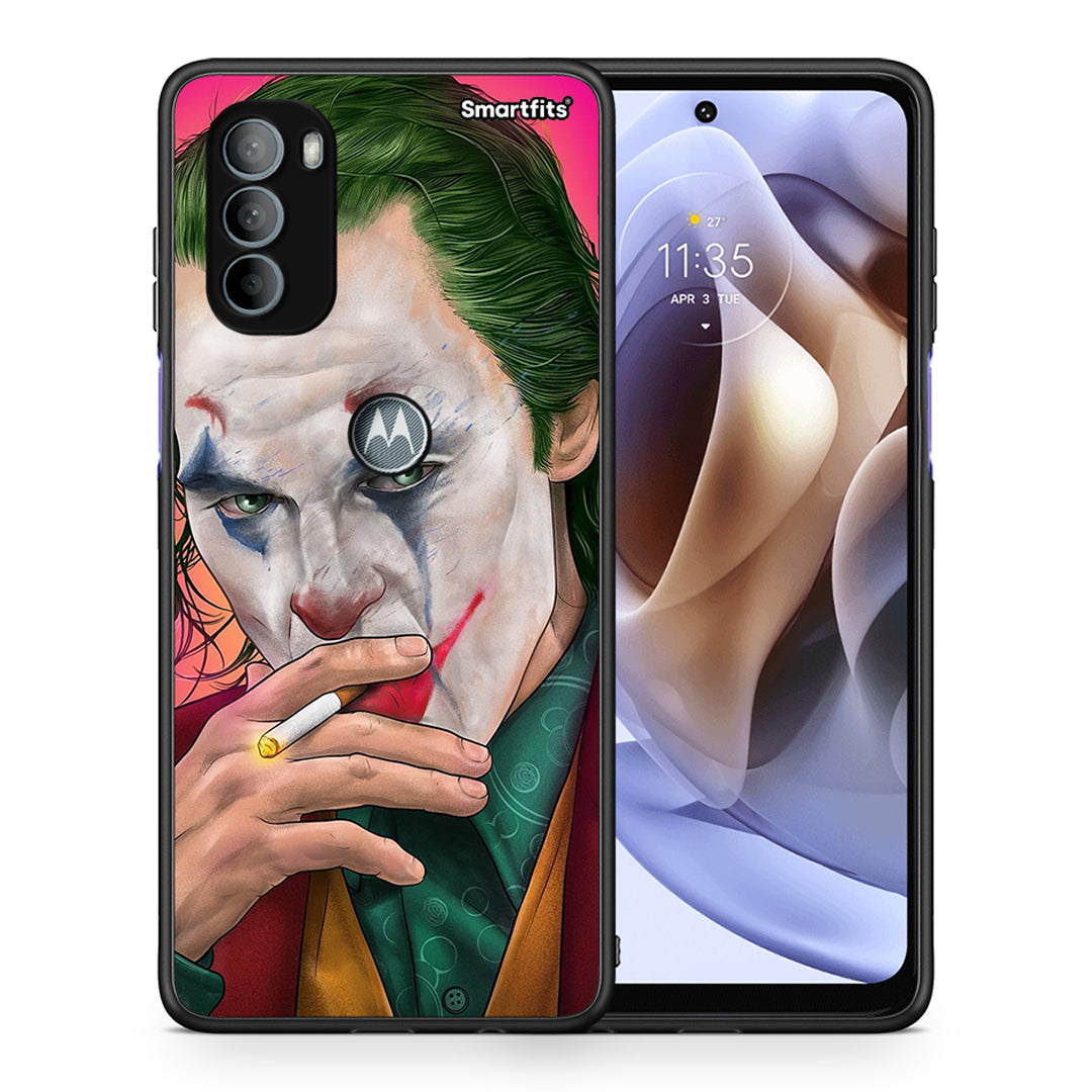 Θήκη Motorola Moto G31 JokesOnU PopArt από τη Smartfits με σχέδιο στο πίσω μέρος και μαύρο περίβλημα | Motorola Moto G31 JokesOnU PopArt case with colorful back and black bezels