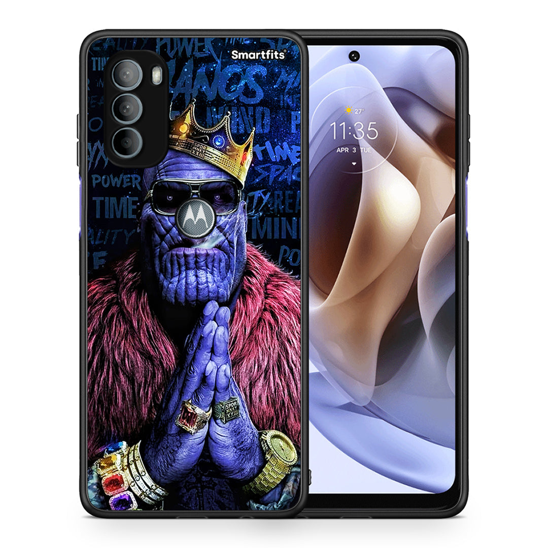 Θήκη Motorola Moto G31 Thanos PopArt από τη Smartfits με σχέδιο στο πίσω μέρος και μαύρο περίβλημα | Motorola Moto G31 Thanos PopArt case with colorful back and black bezels
