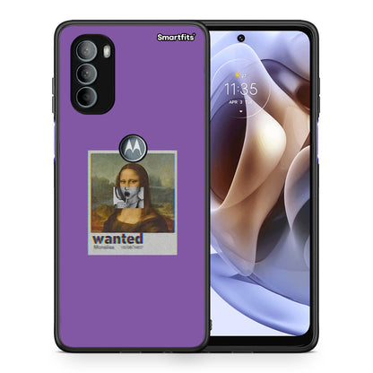 Θήκη Motorola Moto G31 Monalisa Popart από τη Smartfits με σχέδιο στο πίσω μέρος και μαύρο περίβλημα | Motorola Moto G31 Monalisa Popart case with colorful back and black bezels