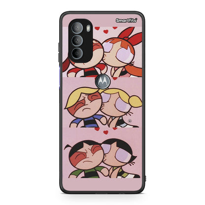 Motorola Moto G31 Puff Love Θήκη Αγίου Βαλεντίνου από τη Smartfits με σχέδιο στο πίσω μέρος και μαύρο περίβλημα | Smartphone case with colorful back and black bezels by Smartfits