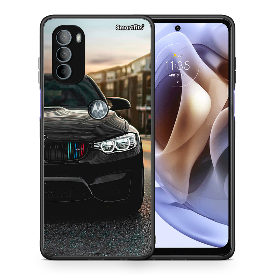 Θήκη Motorola Moto G31 M3 Racing από τη Smartfits με σχέδιο στο πίσω μέρος και μαύρο περίβλημα | Motorola Moto G31 M3 Racing case with colorful back and black bezels