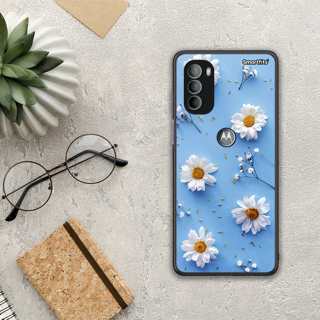 Real Daisies - Motorola Moto G31 θήκη