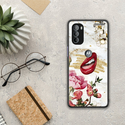 Red Lips - Motorola Moto G31 θήκη