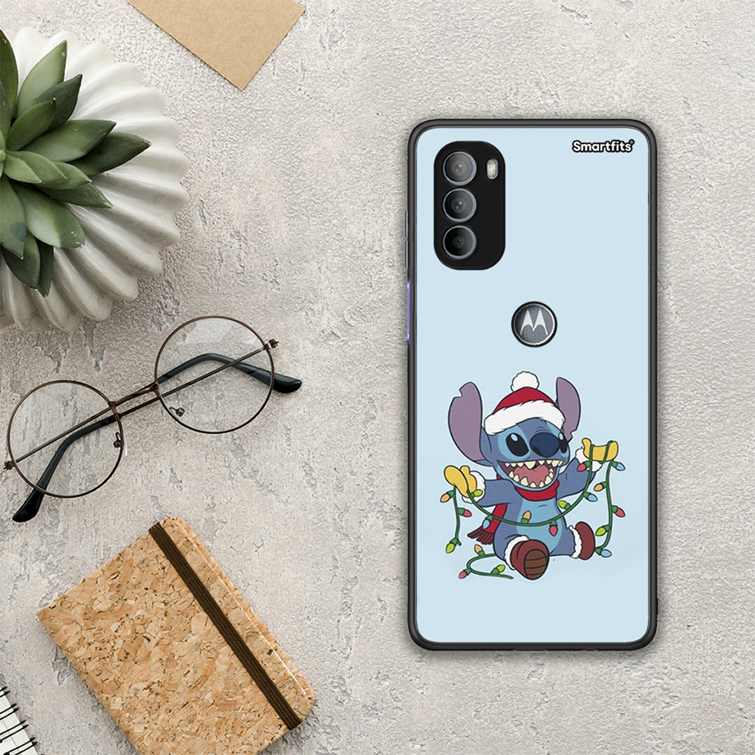 Santa Stich - Motorola Moto G31 θήκη