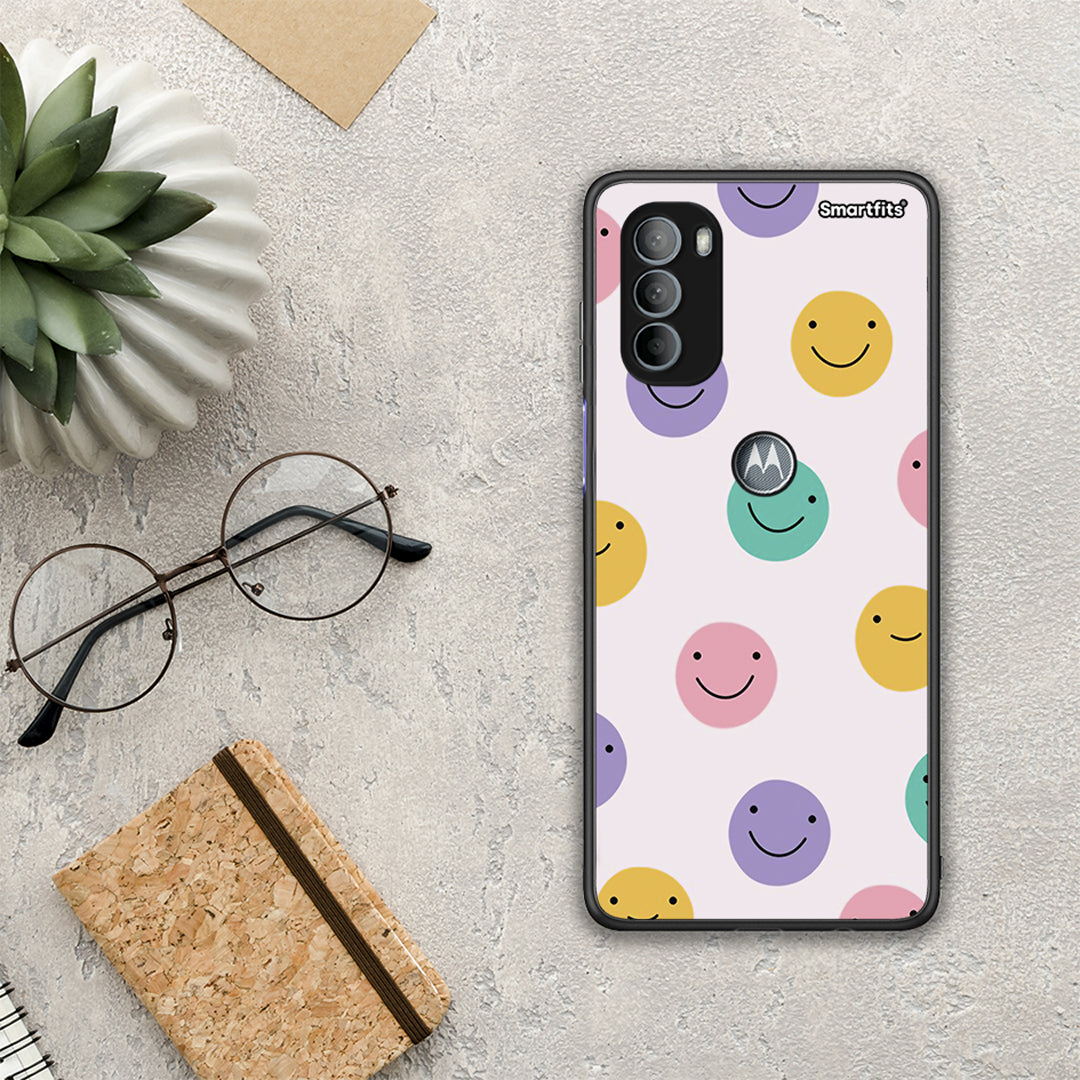 156 Smiley Faces - Motorola Moto G31 θήκη