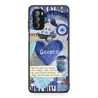 Thumbnail for Motorola Moto G31 Summer In Greece Θήκη από τη Smartfits με σχέδιο στο πίσω μέρος και μαύρο περίβλημα | Smartphone case with colorful back and black bezels by Smartfits