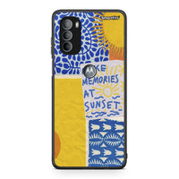 Thumbnail for Motorola Moto G31 Sunset Memories Θήκη από τη Smartfits με σχέδιο στο πίσω μέρος και μαύρο περίβλημα | Smartphone case with colorful back and black bezels by Smartfits