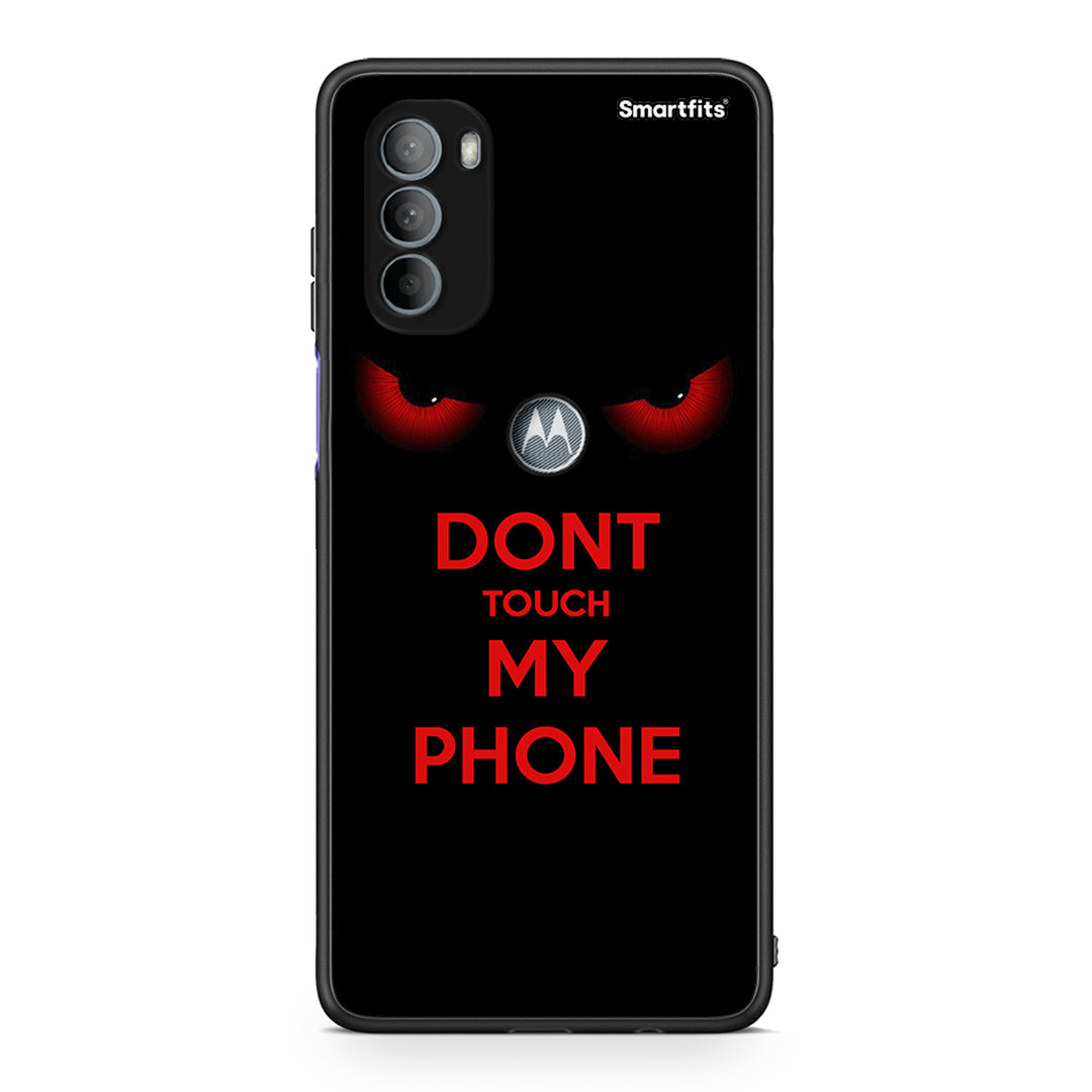 Motorola Moto G31 Touch My Phone Θήκη από τη Smartfits με σχέδιο στο πίσω μέρος και μαύρο περίβλημα | Smartphone case with colorful back and black bezels by Smartfits