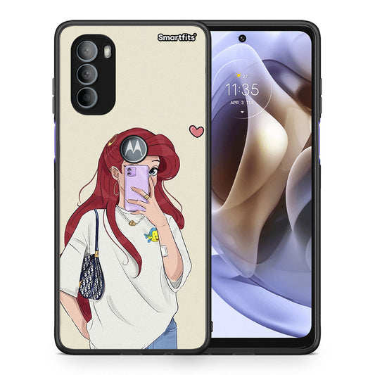 Walking Mermaid - Motorola Moto G31 θήκη