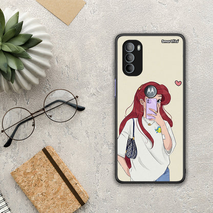 Walking Mermaid - Motorola Moto G31 θήκη