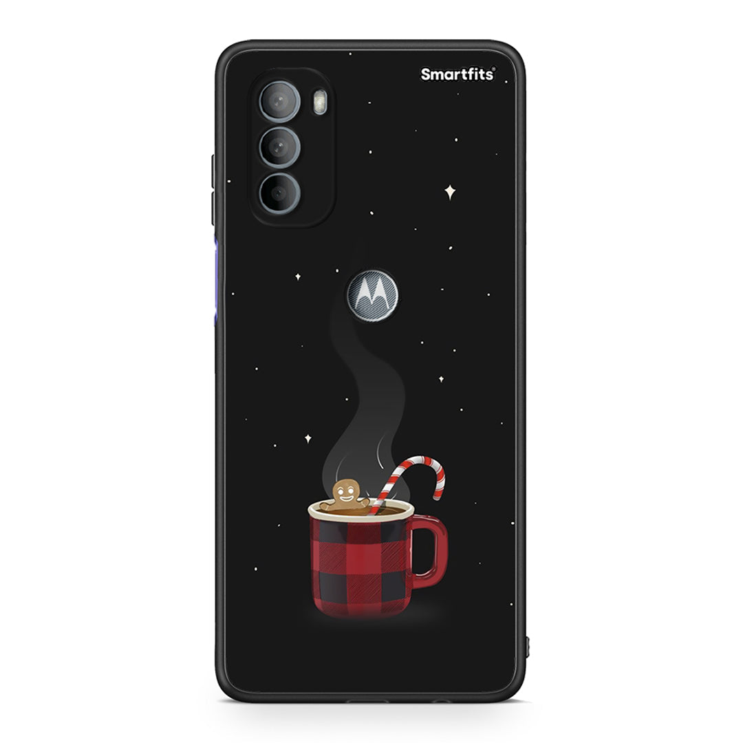 Motorola Moto G31 Xmas Bathing θήκη από τη Smartfits με σχέδιο στο πίσω μέρος και μαύρο περίβλημα | Smartphone case with colorful back and black bezels by Smartfits