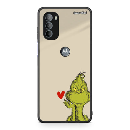 Motorola Moto G31 Xmas Grinch θήκη από τη Smartfits με σχέδιο στο πίσω μέρος και μαύρο περίβλημα | Smartphone case with colorful back and black bezels by Smartfits