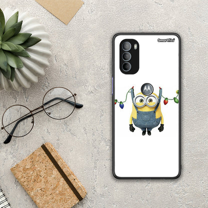 Xmas Minion Lights - Motorola Moto G31 θήκη