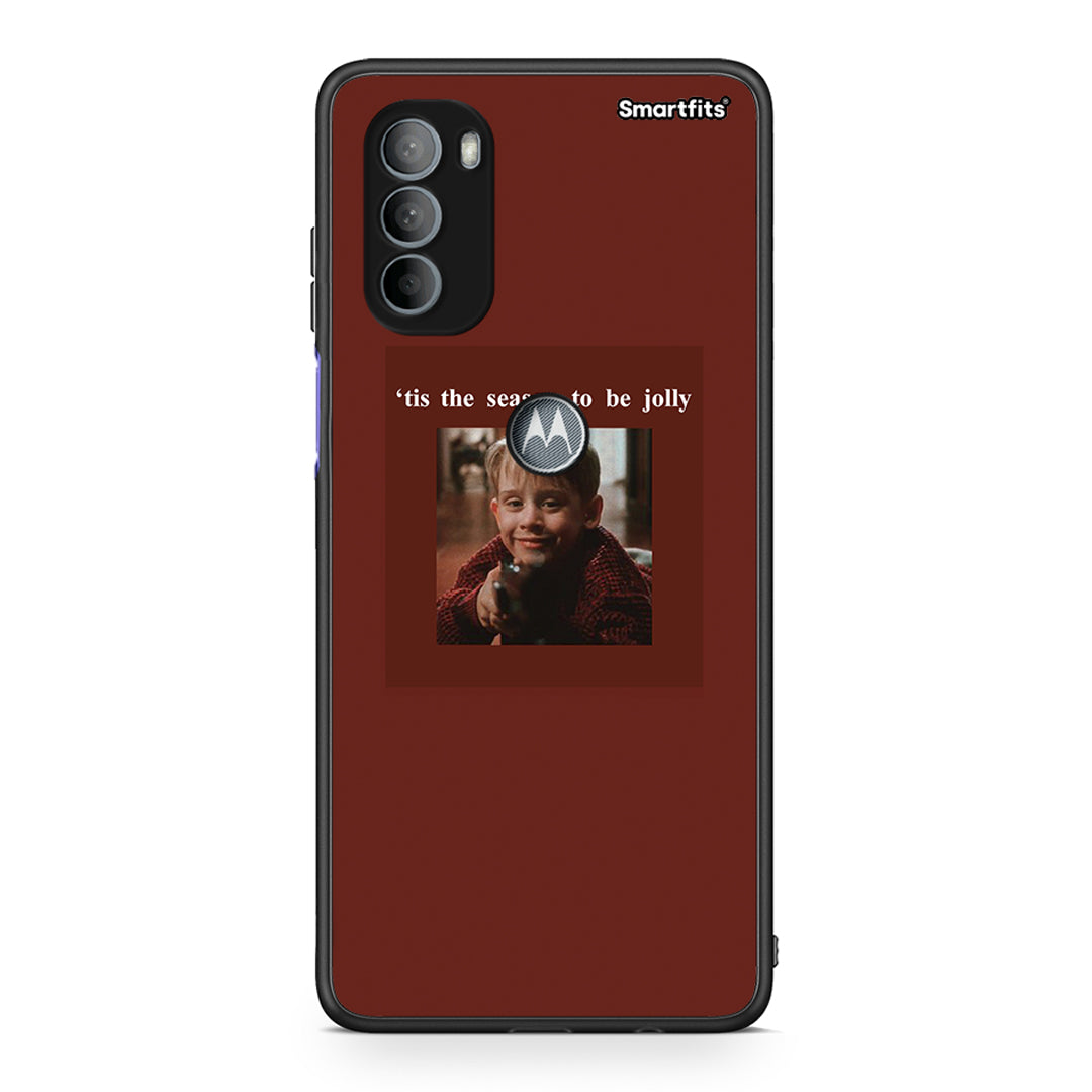 Motorola Moto G31 Xmas Ultimate Spirit θήκη από τη Smartfits με σχέδιο στο πίσω μέρος και μαύρο περίβλημα | Smartphone case with colorful back and black bezels by Smartfits